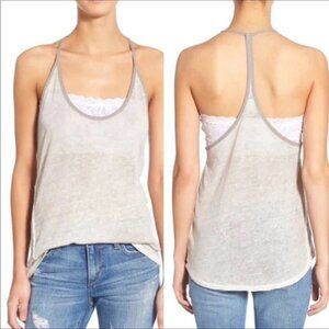 FREE PEOPLE Mocha Linen Blend Tank NWT